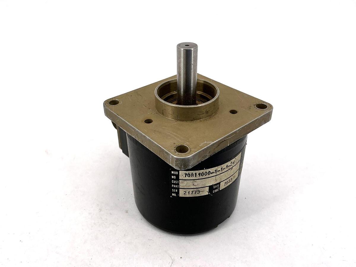 Used Litton Encoder 70BI1000-1-1-1-24 Shaft Encoder 7Pin