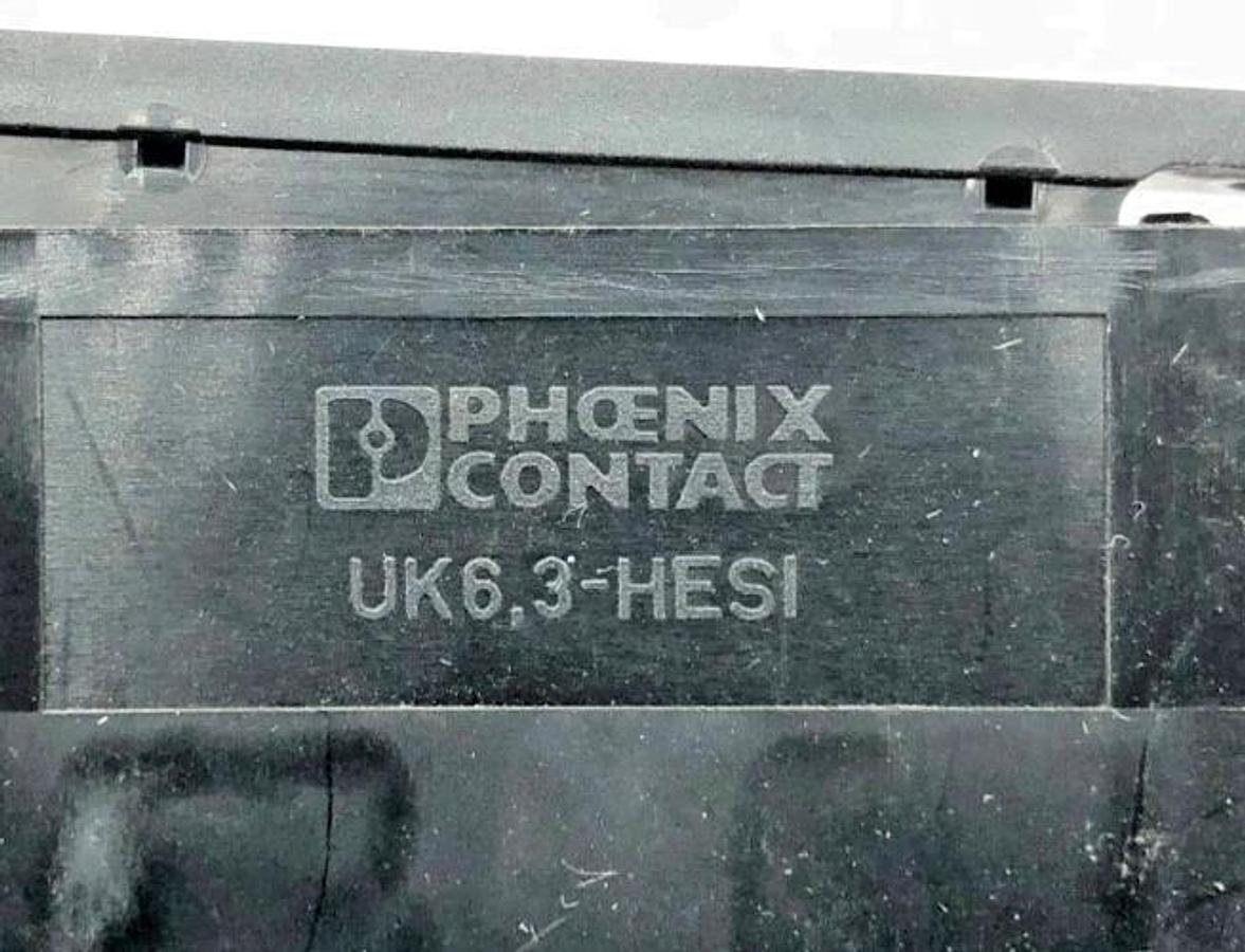 Lot of 4 New Phoenix Contact UK6,3-HESI Modular Fuse Terminal Blocks - No Box