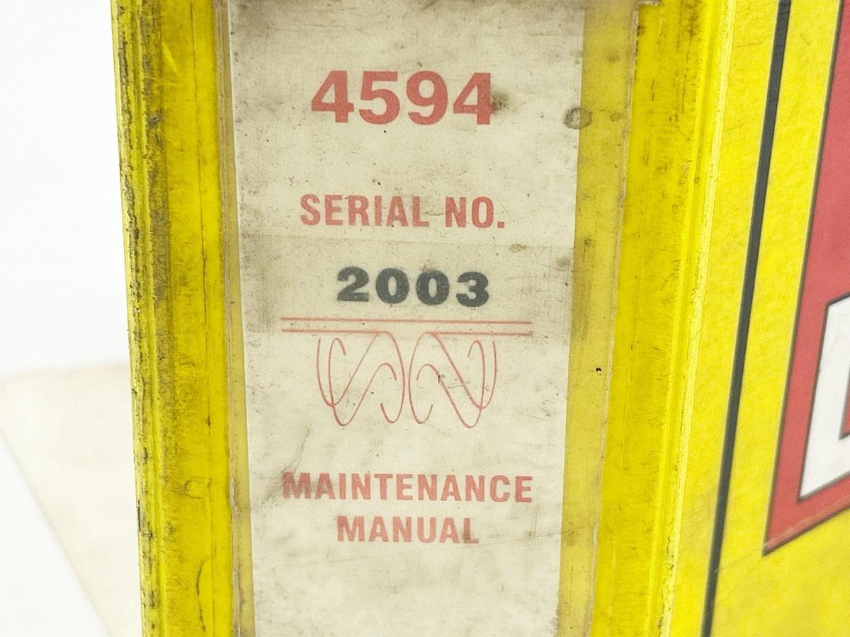 Used LeTourneau 4594 Maintenance Manual 2003