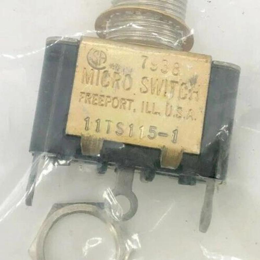 Lot of 3 New Honeywell Microswitch 11TS115-1 Toggle Switches 20A @ 125V