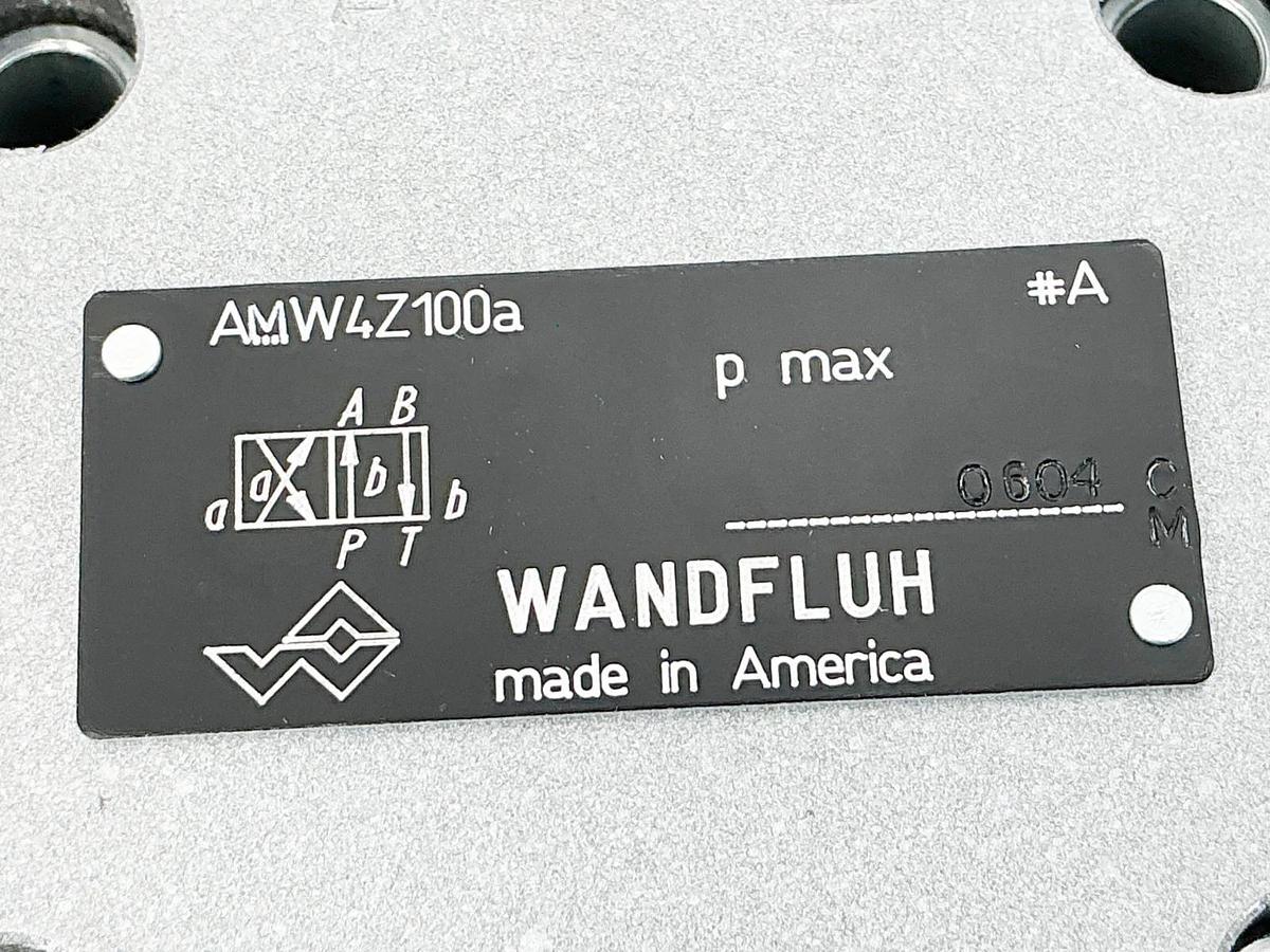 New Wandfluh AMW4Z100A Solenoid Valve 110VAC 50/60Hz