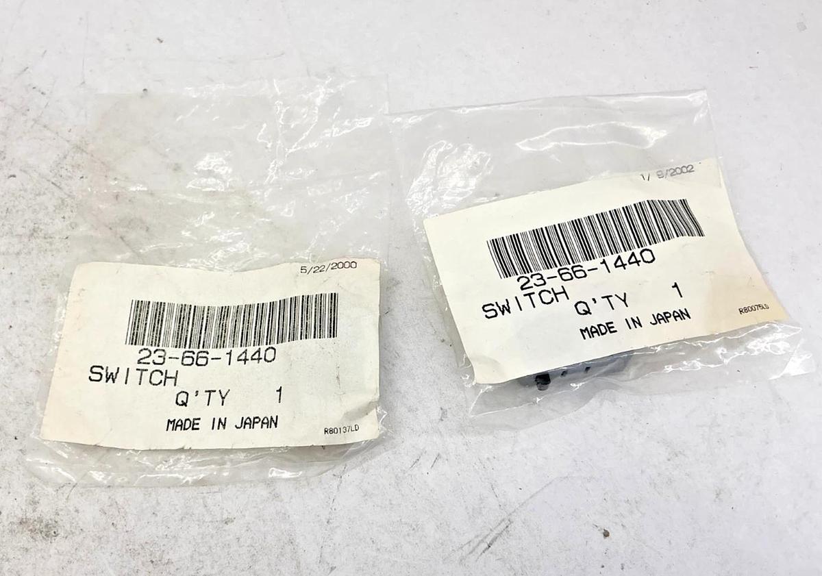 Lot of 2 New Milwaukee 23-66-1440 Switch Gray V-5230Q 1/2HP 16A 250V 23661440