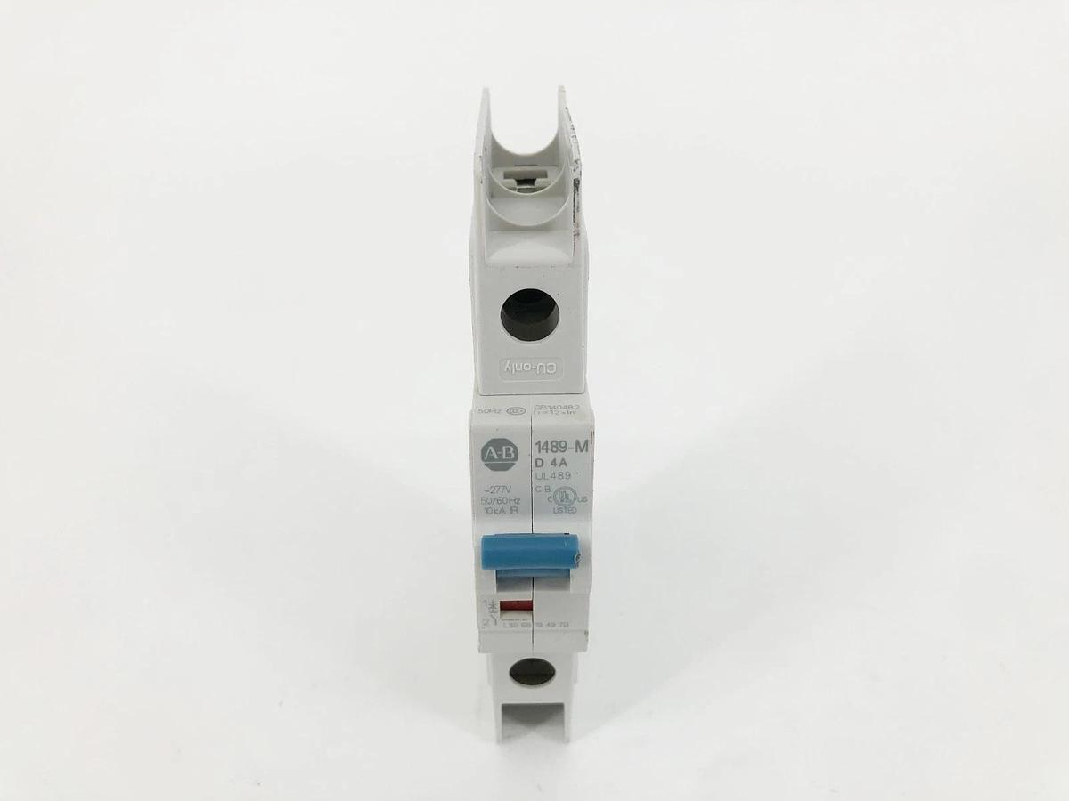 New Allen Bradley 1489-M1D040 Ser. D Circuit Breaker 4A 277VAC 1 Pole - No Box