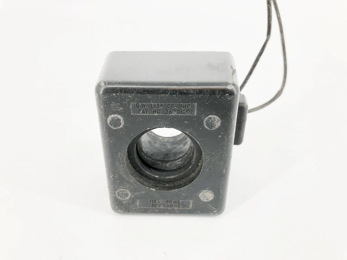 Used G.W. Lisk 3633139 Coil 110/120V 50/60Hz 1" ID 1-1/4" L x 2-1/2" W x 2-3/4" H