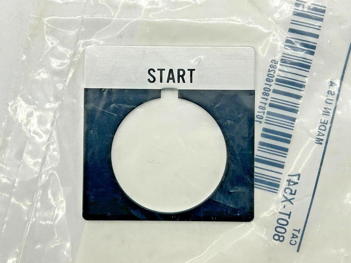 New Lot of 2 Allen Bradley 800T-X547 Legend Plate Ser A