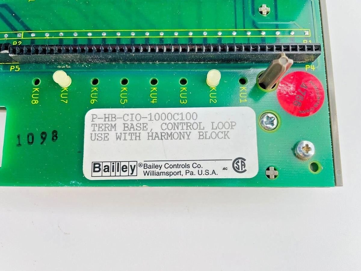 New ABB Bailey P-HB-CIO-1000C100 Term Base Control Loop CIO 100