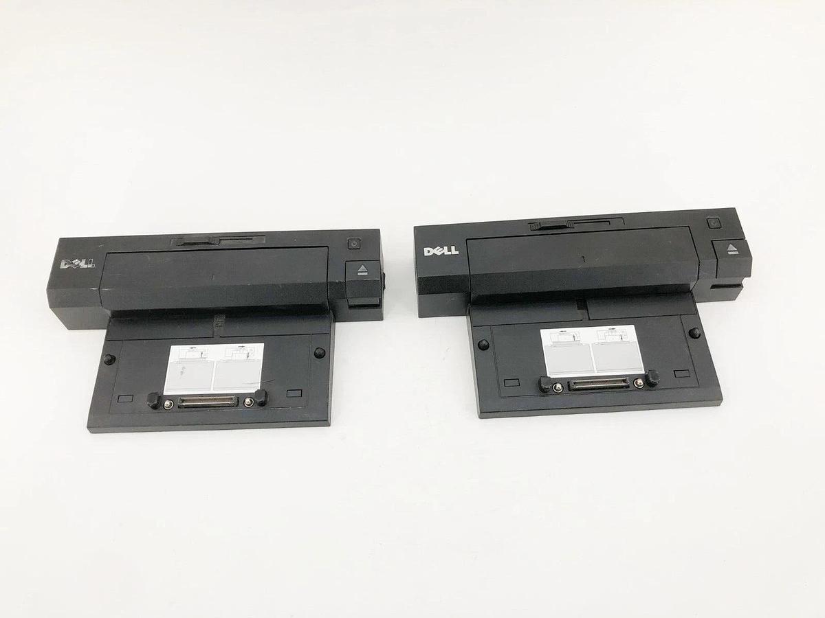 Used Lot of 2 Dell PR02X E-Port Plus Docking Stations CN-0CY640-12961-1AA-5625-A05