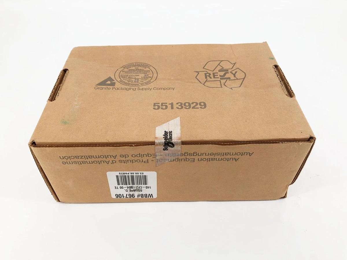 New Schneider Electric 140CFJ00400 Modicon Analog Output Block Sealed Box