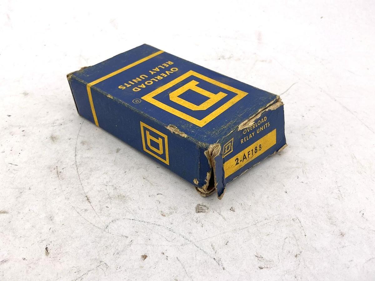 New Square D 2-AF188 Overload Relay Units AF-188 QTY 2 Per Box