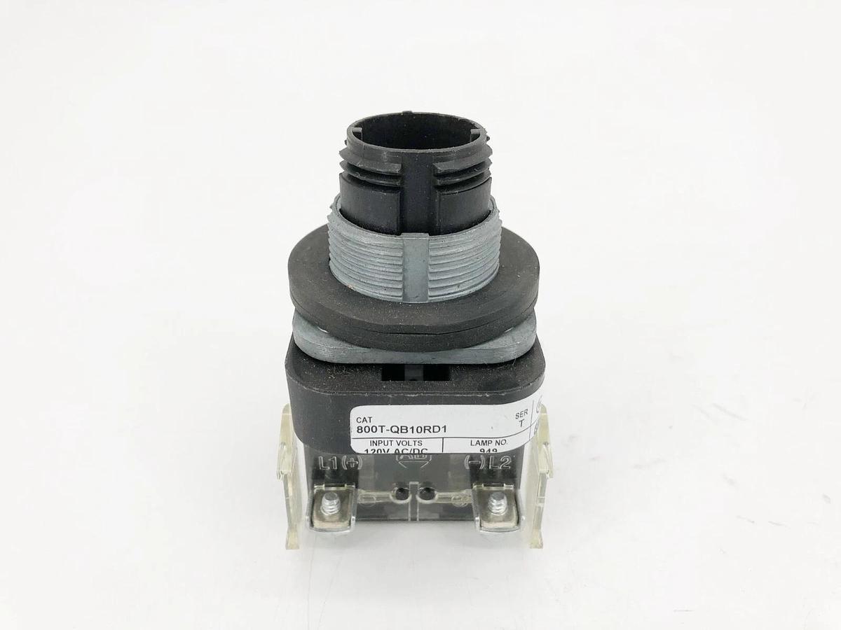 New Allen-Bradley 800T-QB10RD1 Illuminated Pushbutton 120V No Box No Lens/Bulb
