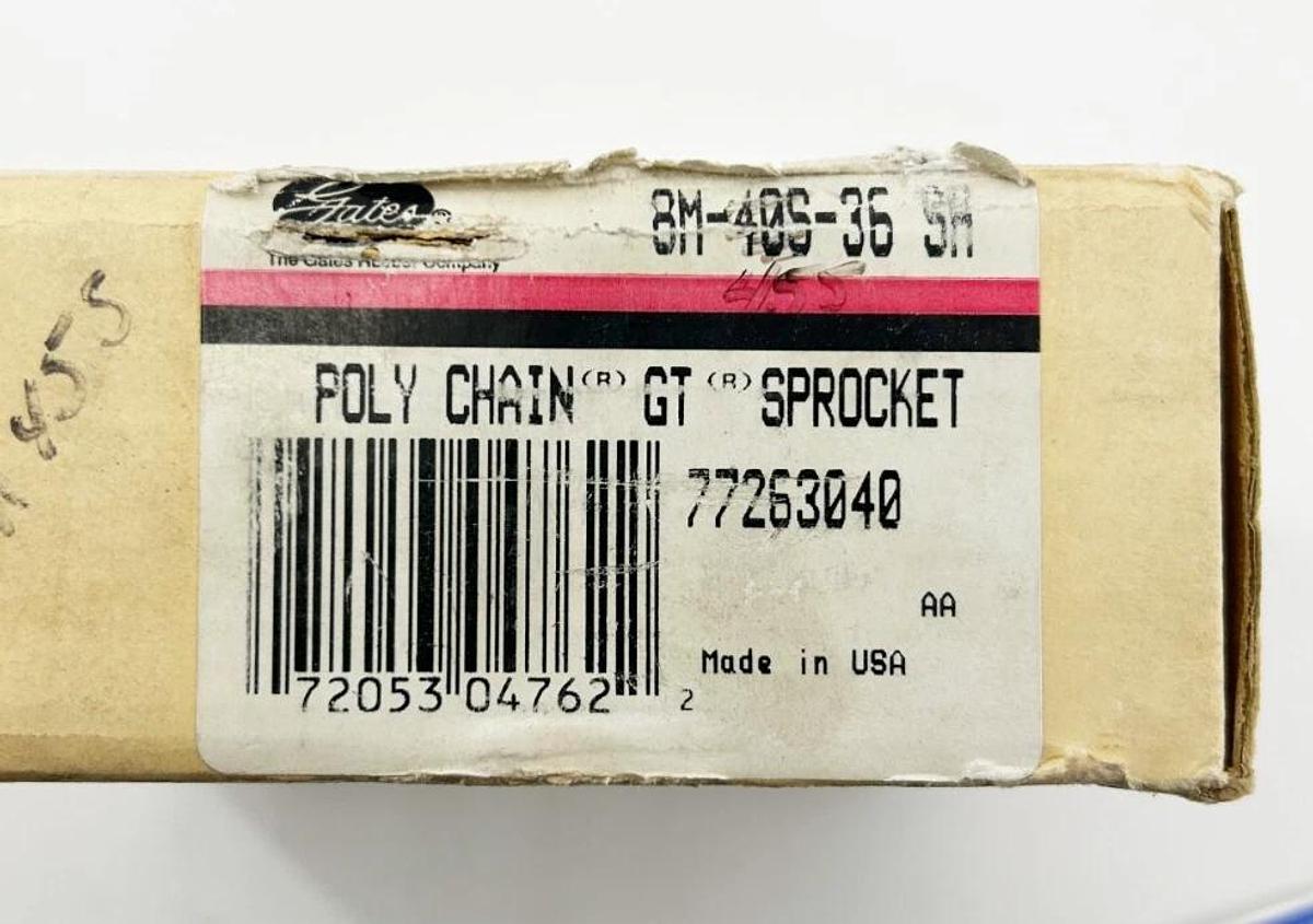 New Gates 8M-40S-36 SH Poly Chain GT Sprocket 77263040