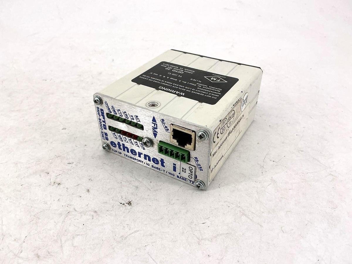 Used OPTO 22 SNAP-B3000-ENET Programmable Controller Ethernet I/O Module