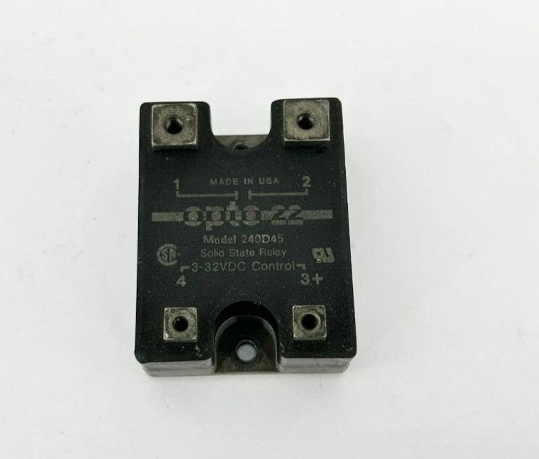 Used Opto-22 240D45 Relay, 3-32VDC
