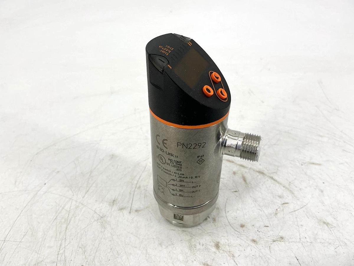 New IFM Efector PN2292 Pressure Sensor 4-Pin 18-30V PN-100-SEN14-MFRKG/US/ /V