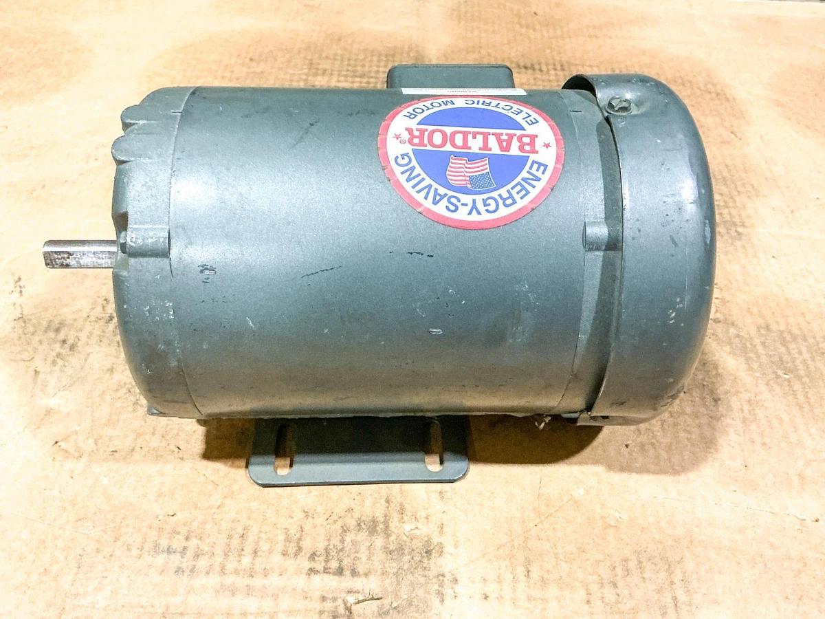 New Baldor M3454 Electric Motor .25HP 3PH 460V 1725RPM - No Box