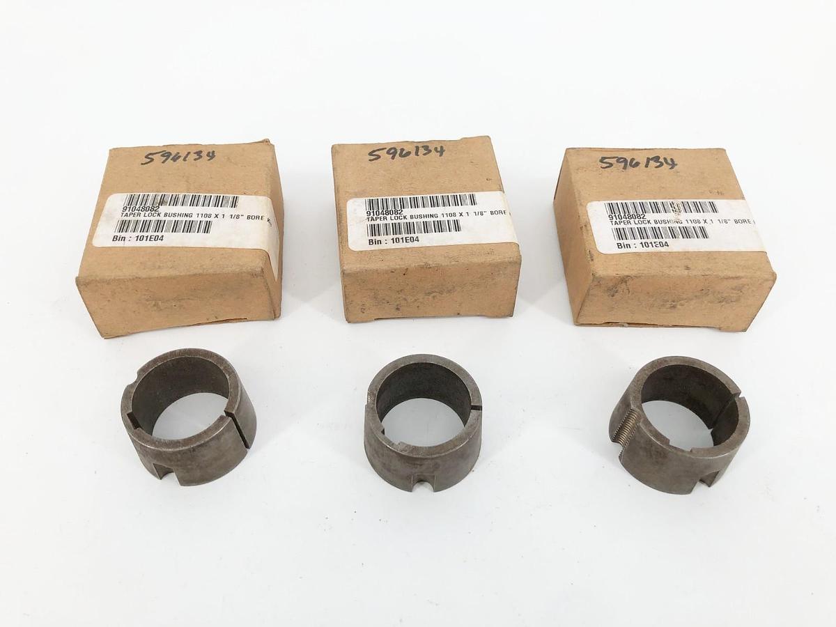 Lot of 3 New 1108 X 1-1/8 Taper Lock Bushings
