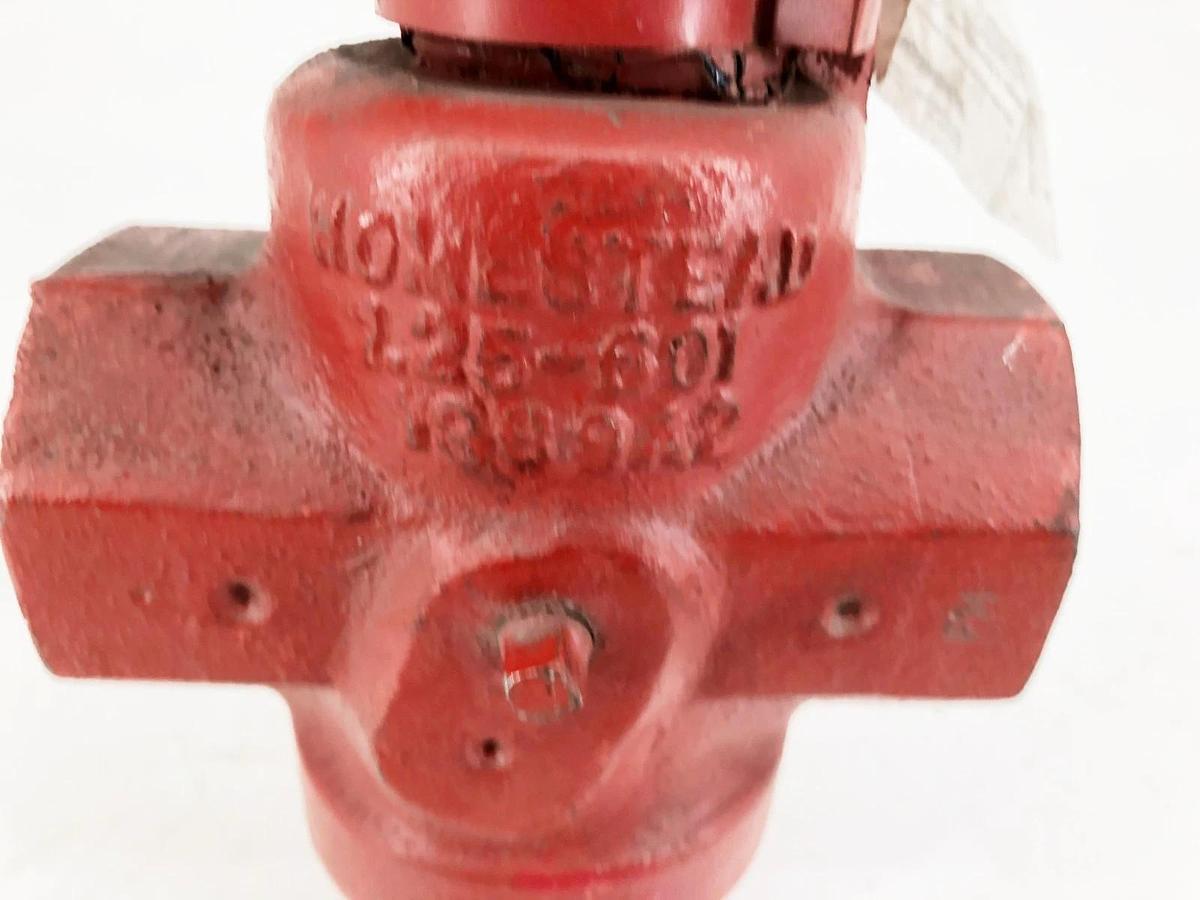 New Homestead 0601009012 Lubricated Plug Valve FIG 601 1-1/4" 200psi - No Box