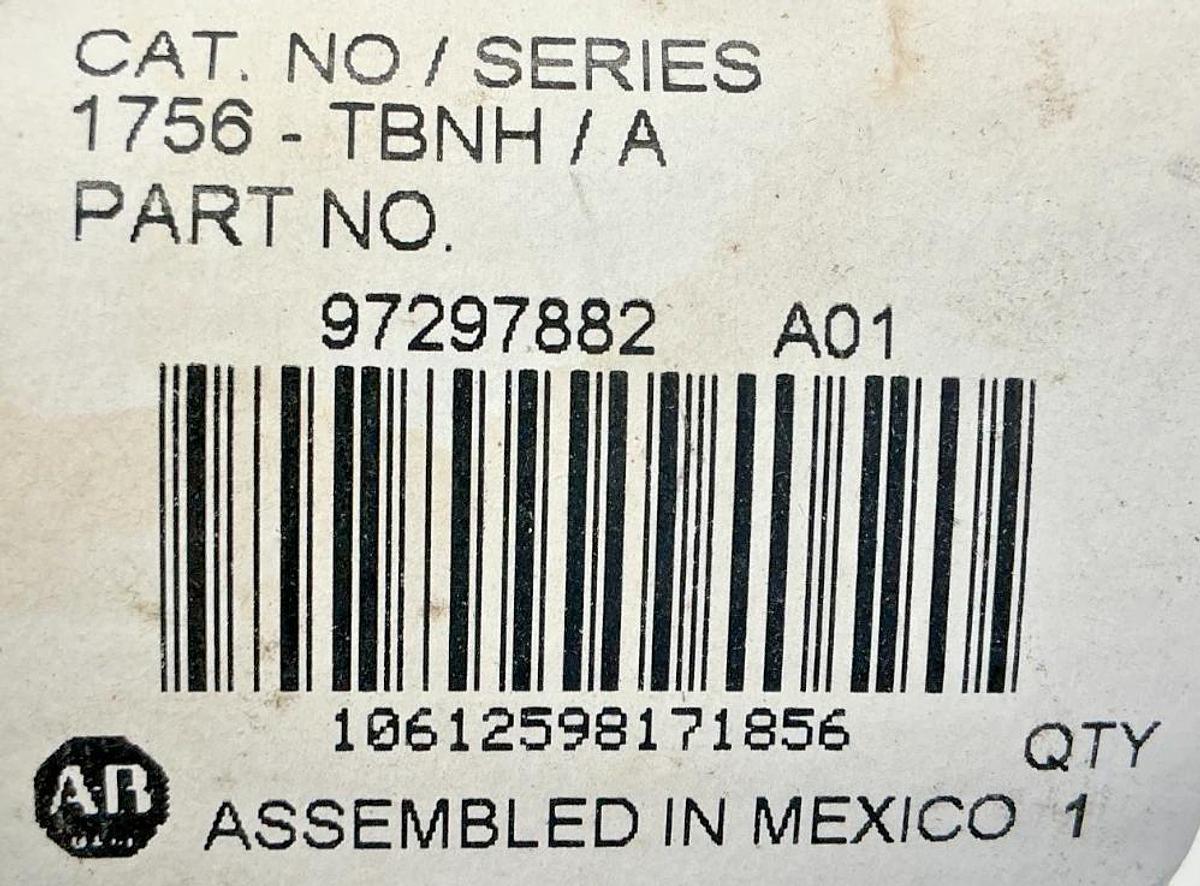 New Allen Bradley 1756-TBNH Ser A ControlLogix Terminal Block 20-Pin 14-22AWG