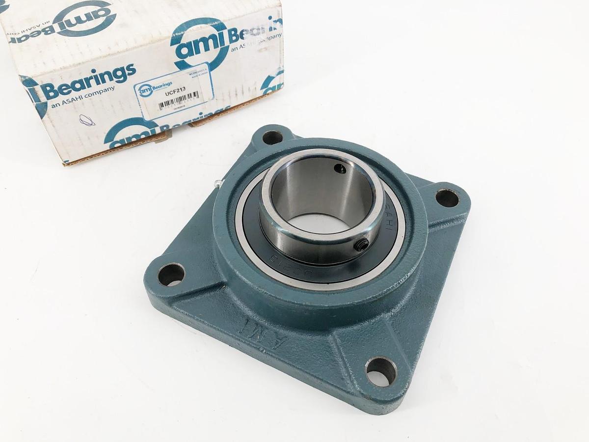 New AMI Bearings UCF213 4-Bolt Flange Bearing Unit 65mm Bore