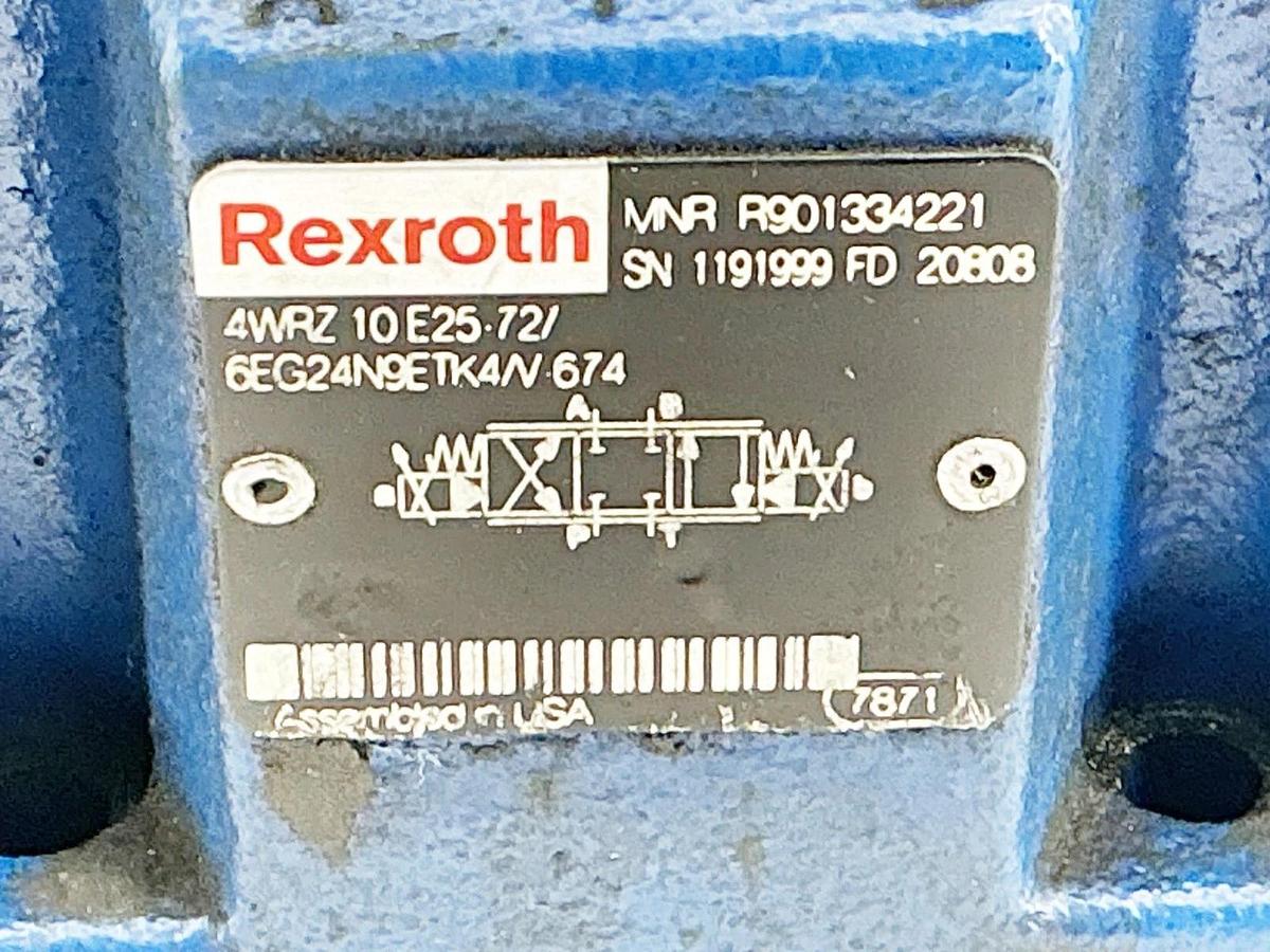 New Rexroth 4WRZ 10E25-72/6EG24N9ETK4/V-674 Directional Valve R901334221