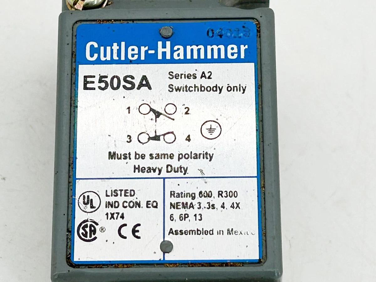 Used Cutler Hammer E50SA Switch Body Single Pole NEMA A600