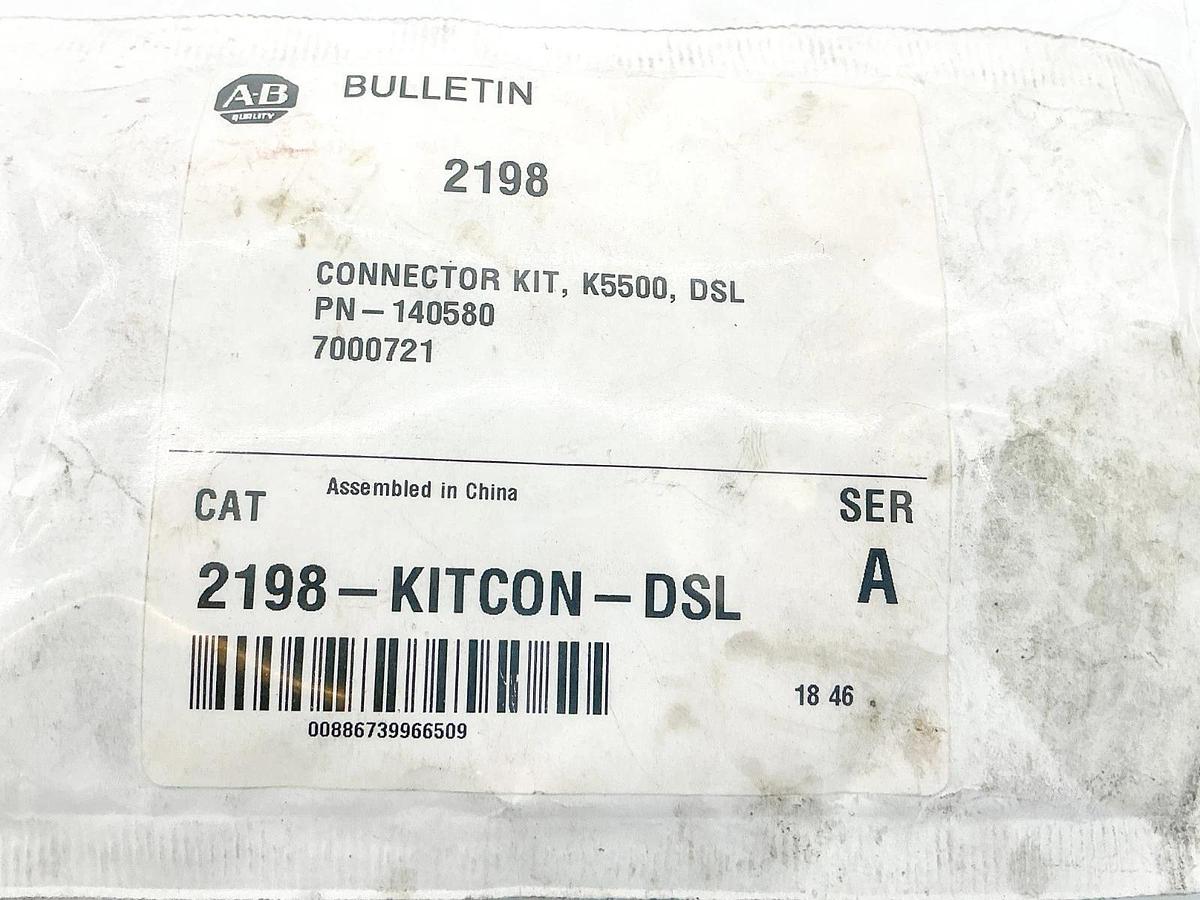 New Allen Bradley 2198-KITCON-DSL Connector Kit J5500DSL PN-140580 Ser.A
