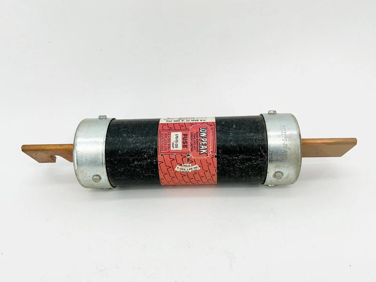 New Bussmann LPS-RK-250 Dual Element Time Delay Fuse 250A 600V Class RK-1