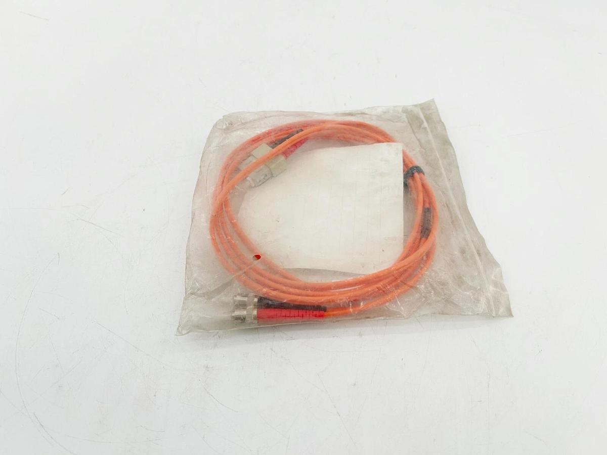 New Lot of 2 Legrand VS 2M ST SC 62.5 DPX PVC Fiber Optic Patch Cable 76013