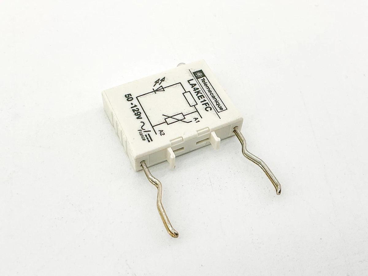New Lot of 5 Telemecanique LA4KE1FC Suppressor Relay Module 50-129V - No Box