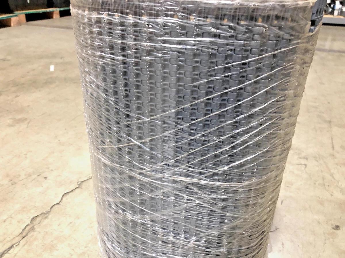 New Intralox 18598 Series 1000 Flat Top Acetal Grey 18" W x 25.87FT. - No Box
