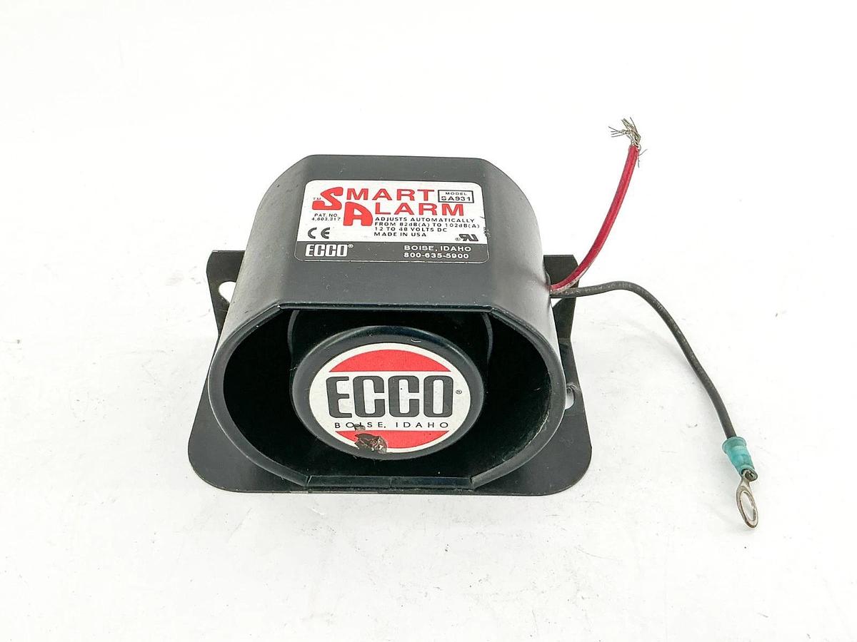 Used ECCO Smart Alarm SA931Backup Alarm 12-48V 82-102dB 4-603-317