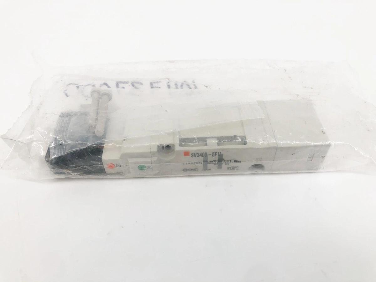 New SMC SV3400-5FU Solenoid Valve 24VDC 0.2-0.7MPa SV3A54