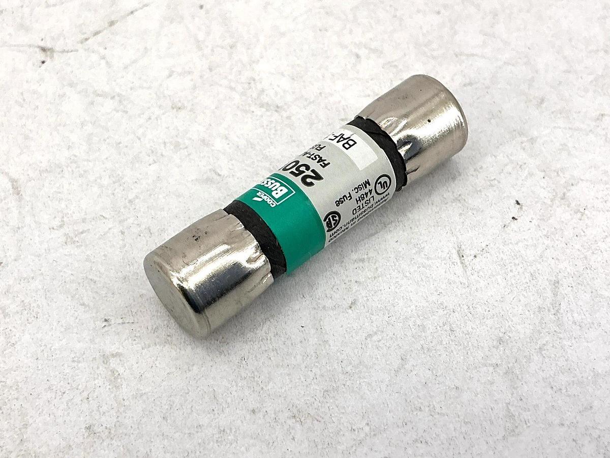 New Bussmann BAF-10 250Vac Fast-Acting Fuse 10A 250V Box of 10