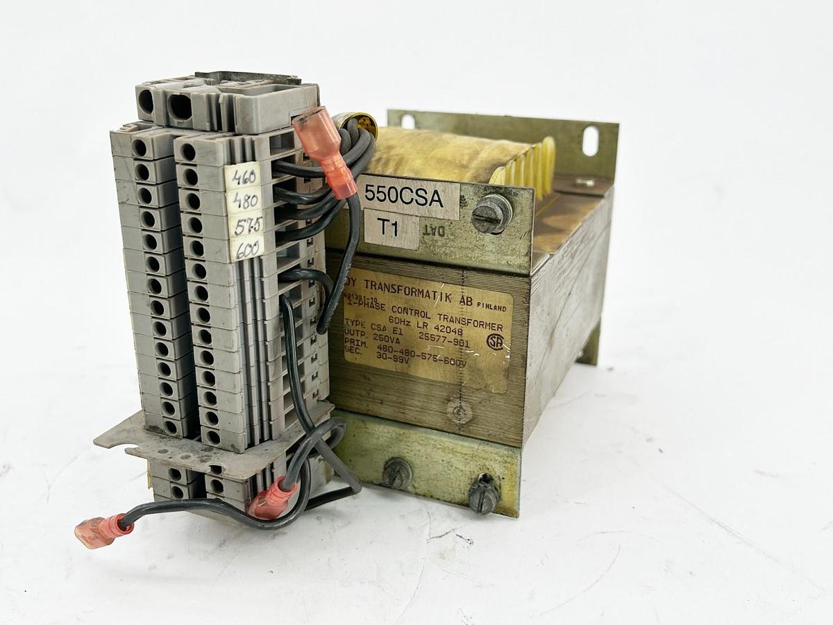 Used TransforMatik 401381-10 Transformer 1PH 60Hz 600V 25577-901 250VA