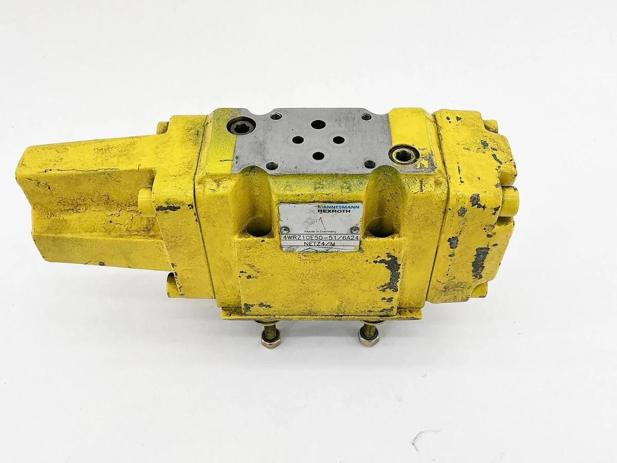 Used Rexroth 4WRZ10E50-51/6A24 NETZ4/M Pilot Base Valve