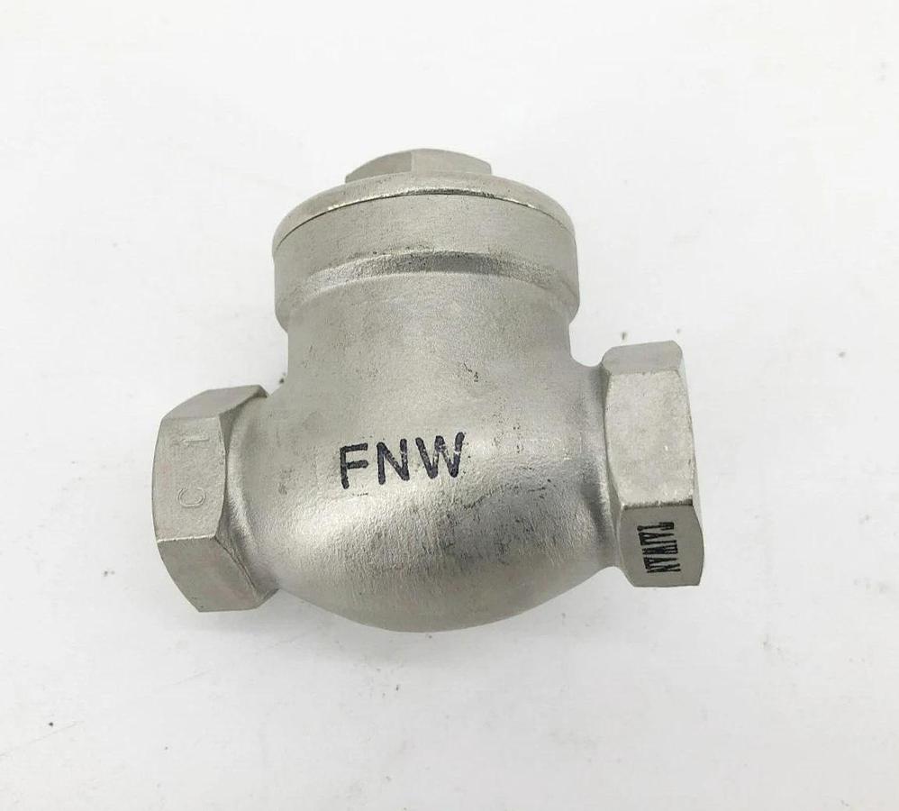 New FNW FNW16B200B Stainless Steel Check Valve 1/4" 200 WOG CF8M