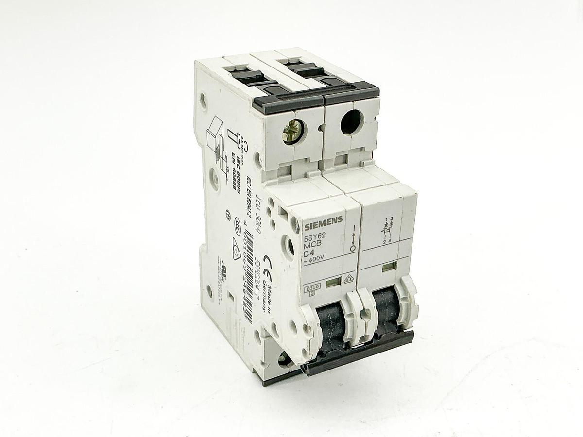 New Siemens 5SY6204-7 Mini Circuit Breaker 400V 2P - No Box