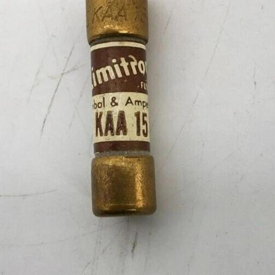Lot of 5 New Bussmann Limitron KAA-15 Fuses 15A