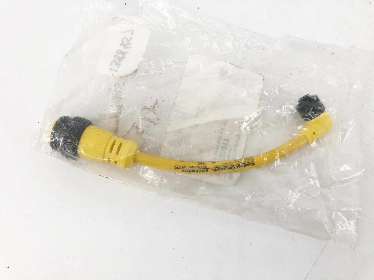 New Brad Connectivity 70340 Cable W80804 VDOAA030MKS0.15E03STGB030ALS