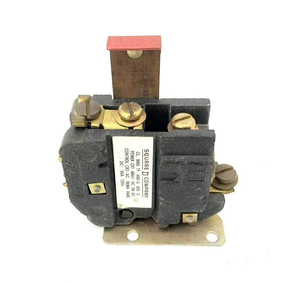 New Square D 9065-TY ARO-IL Overload Relay 600V