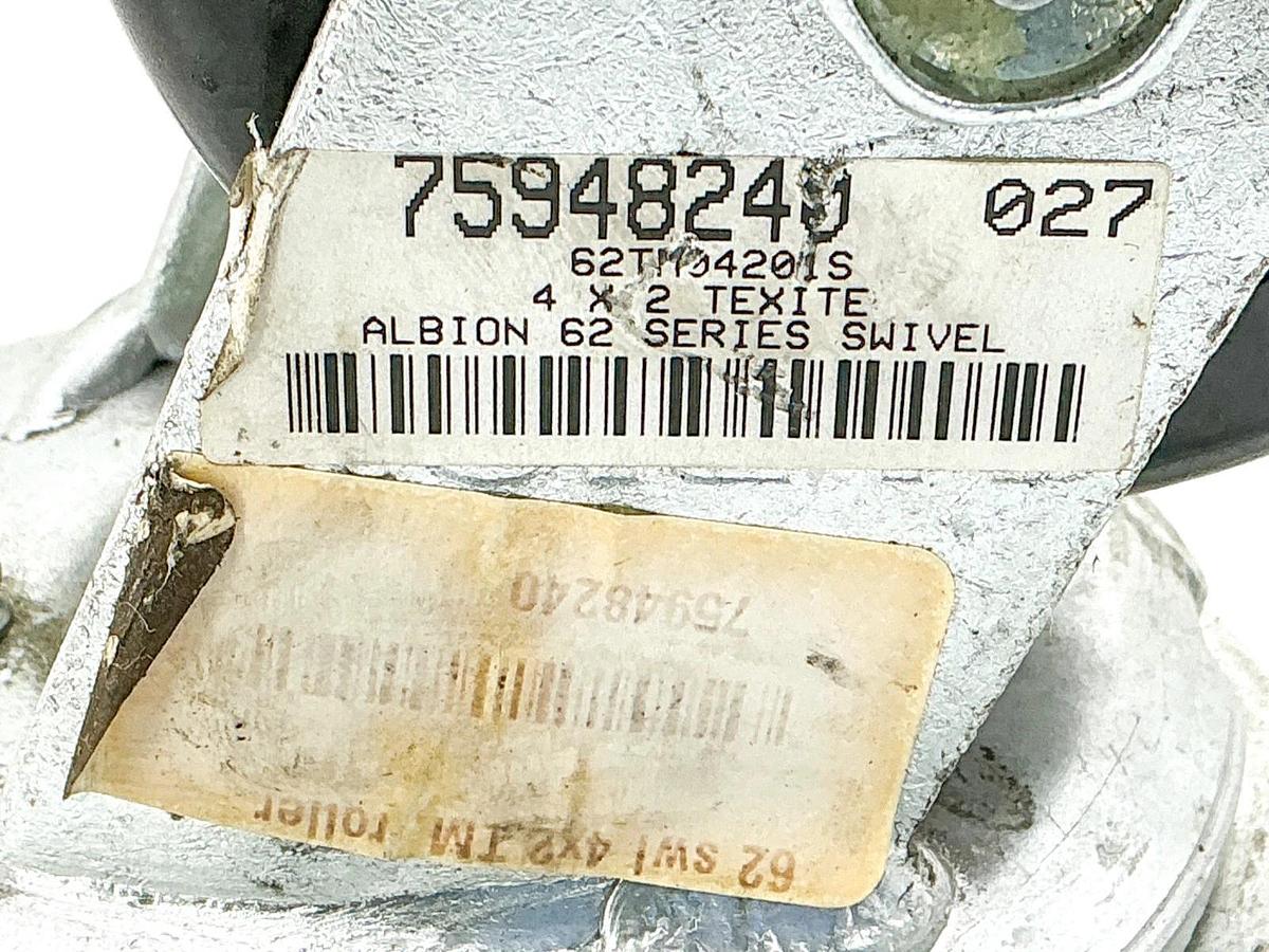 New Albion 75948240 4X2 Swivel Caster 62TM04201S - No Box