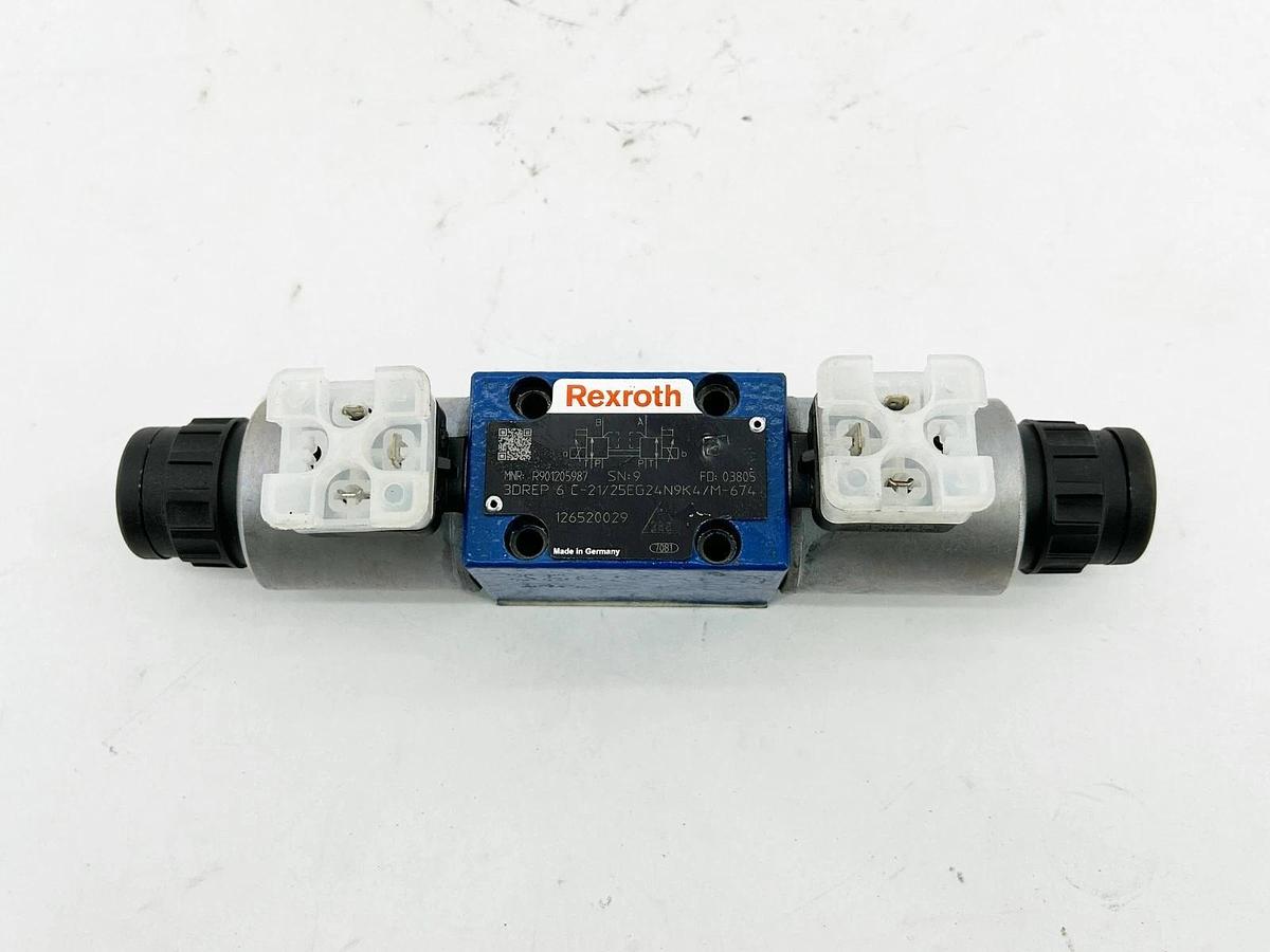 New Rexroth R901205987 Solenoid Valve DREP-6-C-21/25EG24N9K4/M-674 - No Box