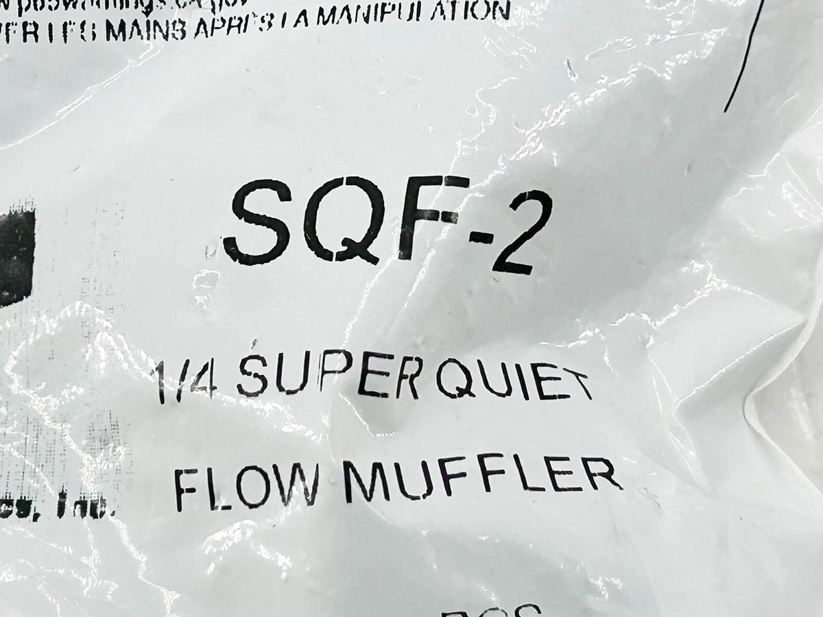New Lot of 8 Arrow Pneumatics SQF-2 Super Quiet Flow Silencer Muffler 1/4" NPT