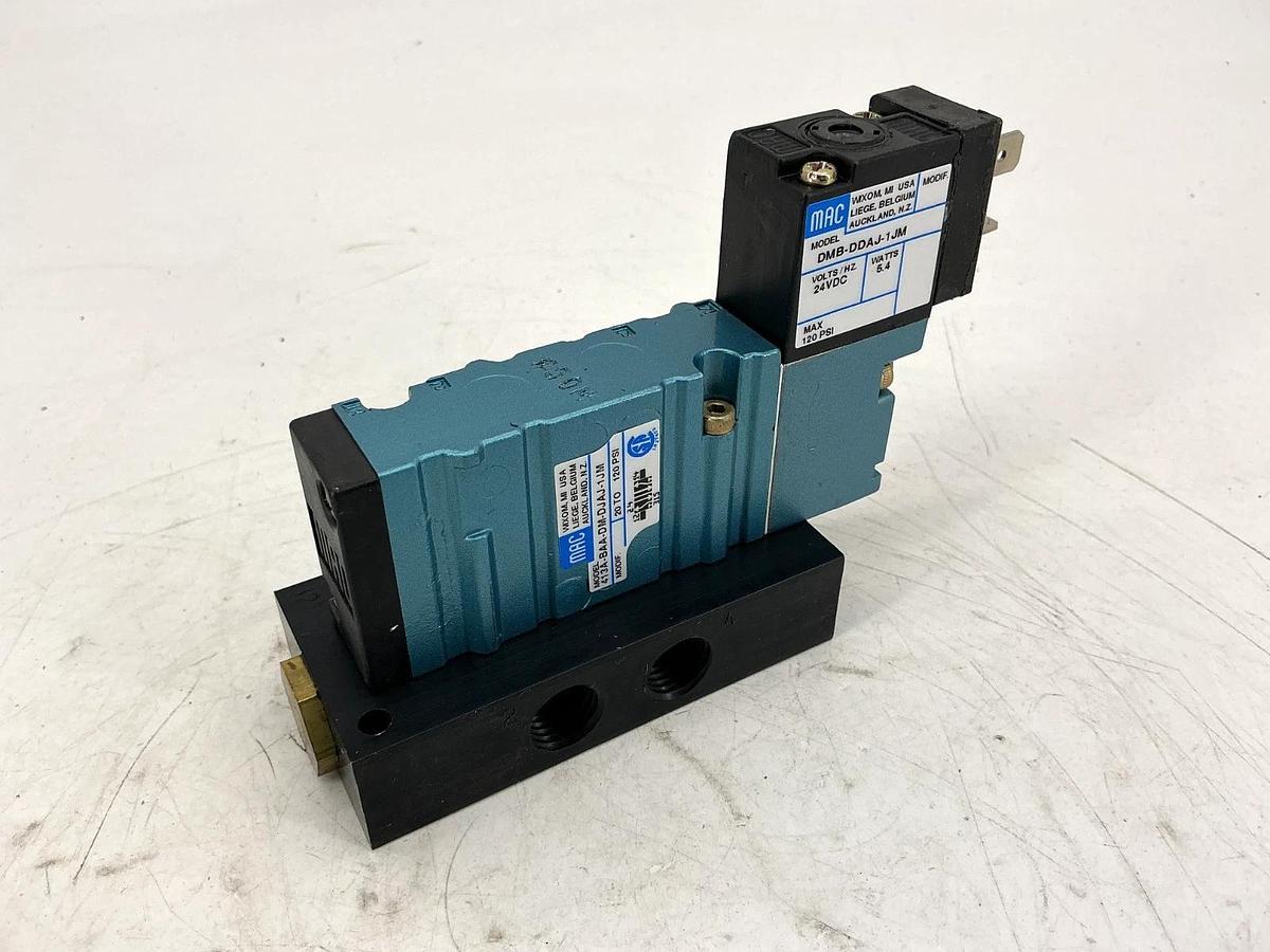 New MAC Valves 413A-BAA-DM-DDAJ-1JM Solenoid Valve 5.4Watts 20-120PSI 24VDC