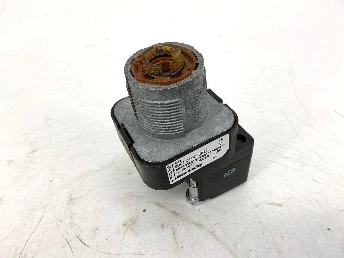 New Allen Bradley 800T-2HRH5KL8 Ser V Selector Switch LED Red No Cap - No Box