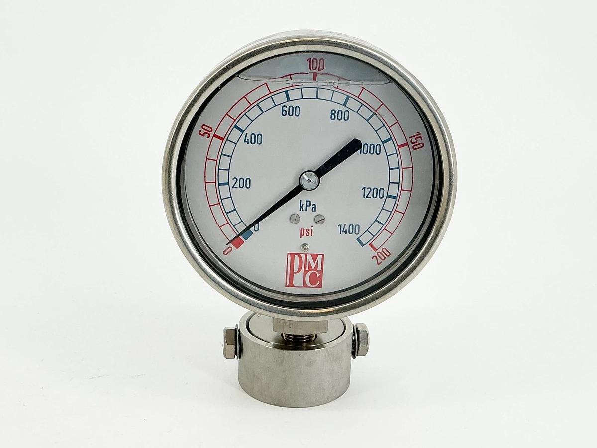 New PMC 5994 Pressure Gauge 0-1400PSI SGB-200-N