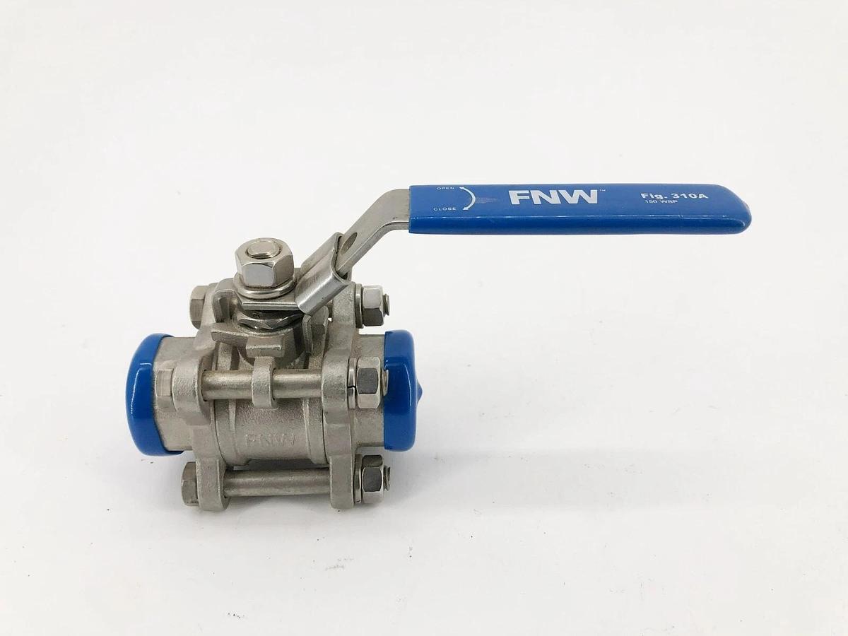 New FNW FNW310ASWF Stainless Steel 3/4" Ball Valve 150WSP CF8M 1000 CWP