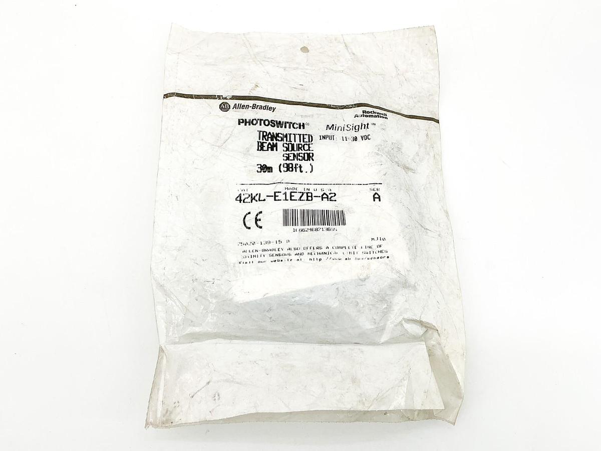 New Allen Bradley 42KL-E1EZB-A2 Transmitted Beam Source Sensor 30M 30VDC Ser.A