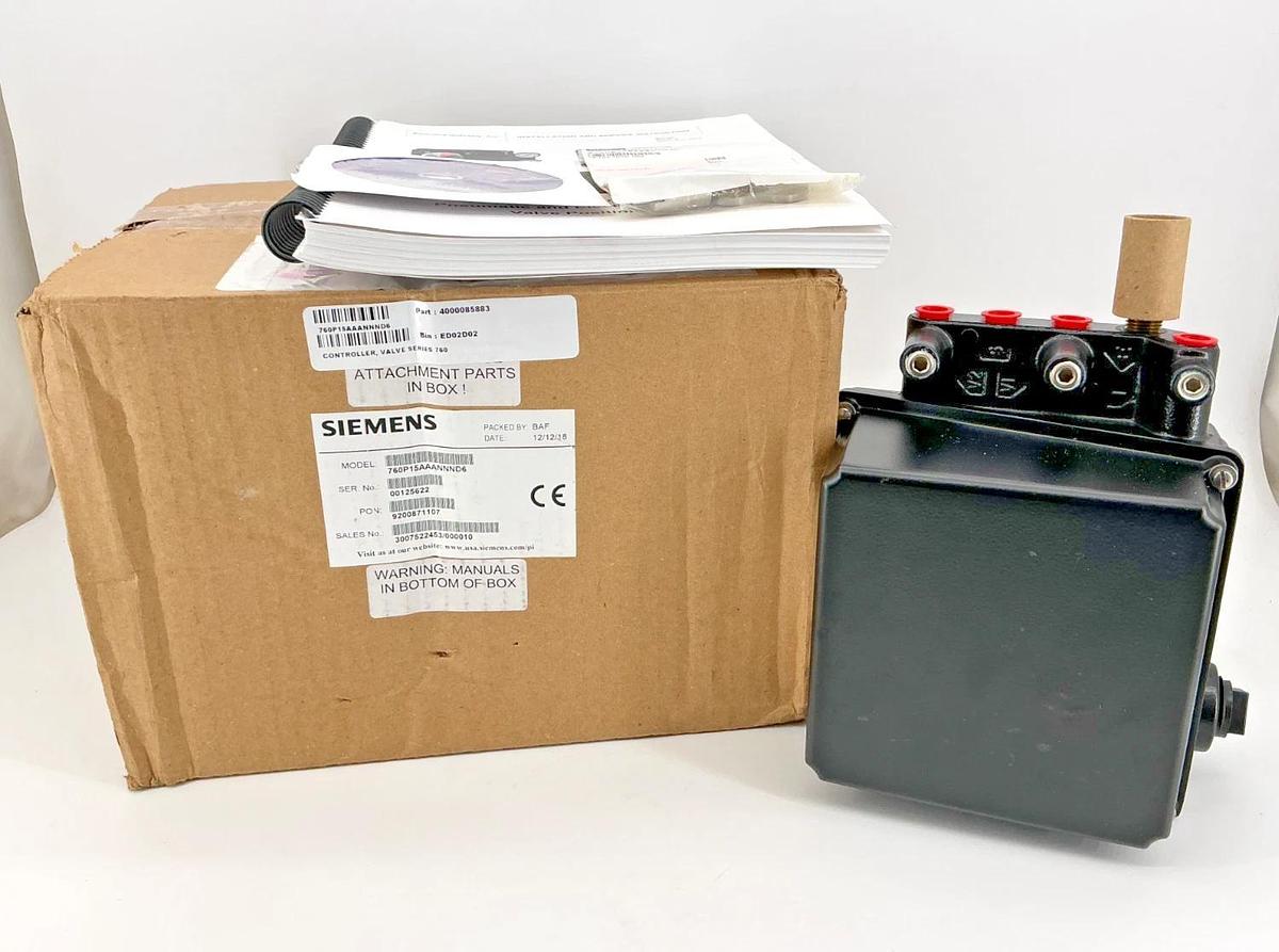 New Siemens 760P15AAANNND6 Series 760 Valve Controller / Positioner