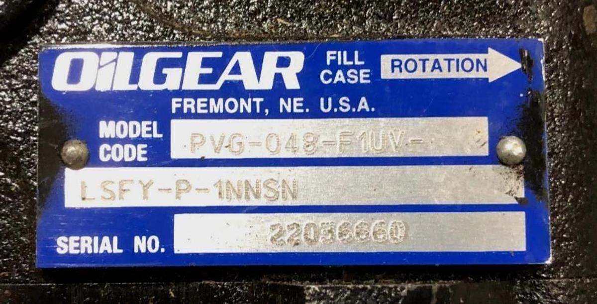 New Oilgear PVG-048-F1UV-LSFY-P-1NNSN Axial Piston Variable Pump 1" Shaft